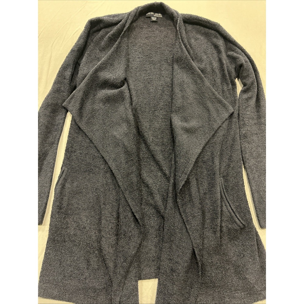 Barefoot Dreams Women's Size Xs XXS Cozy Chic Lite Long Duster‎ Cardigan Navy